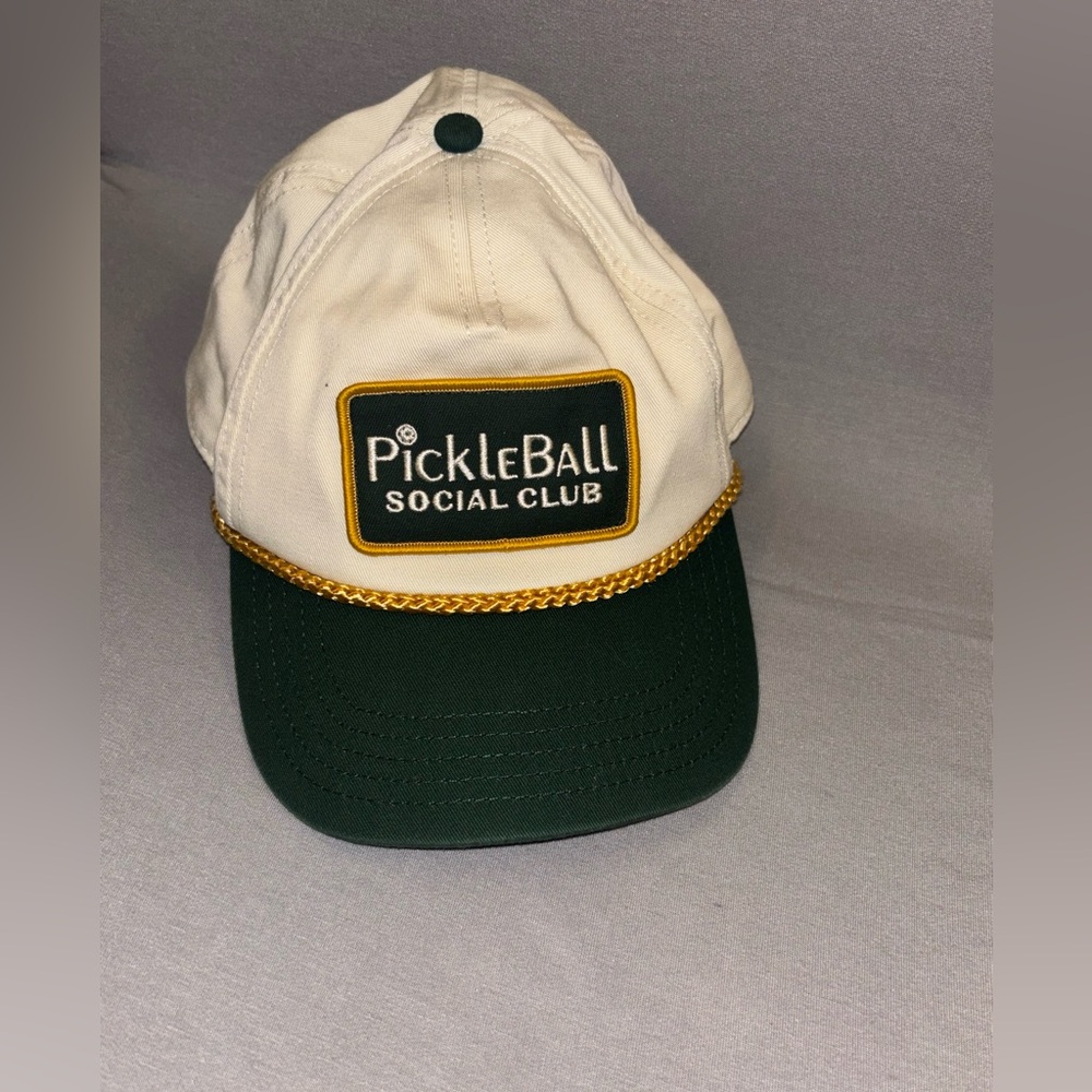 American Needle Cream hat pickleball social club SnapBack country club coquette